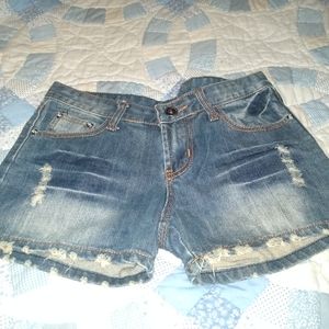 Lishia Lin blue jean shorts size medium